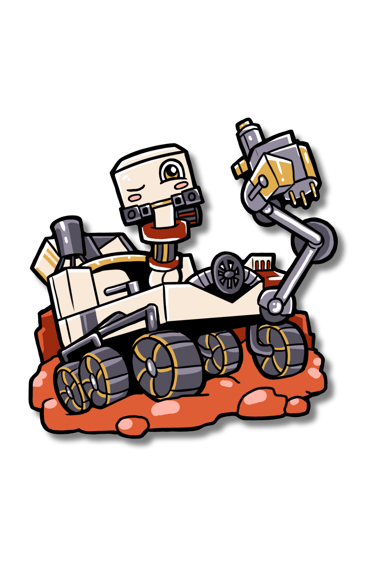 Mars Rover Pin